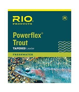 (2.7m 2X) - Rio Powerflex Trout Freshwater Tapered Leader 2.7m 3x 3.7kg