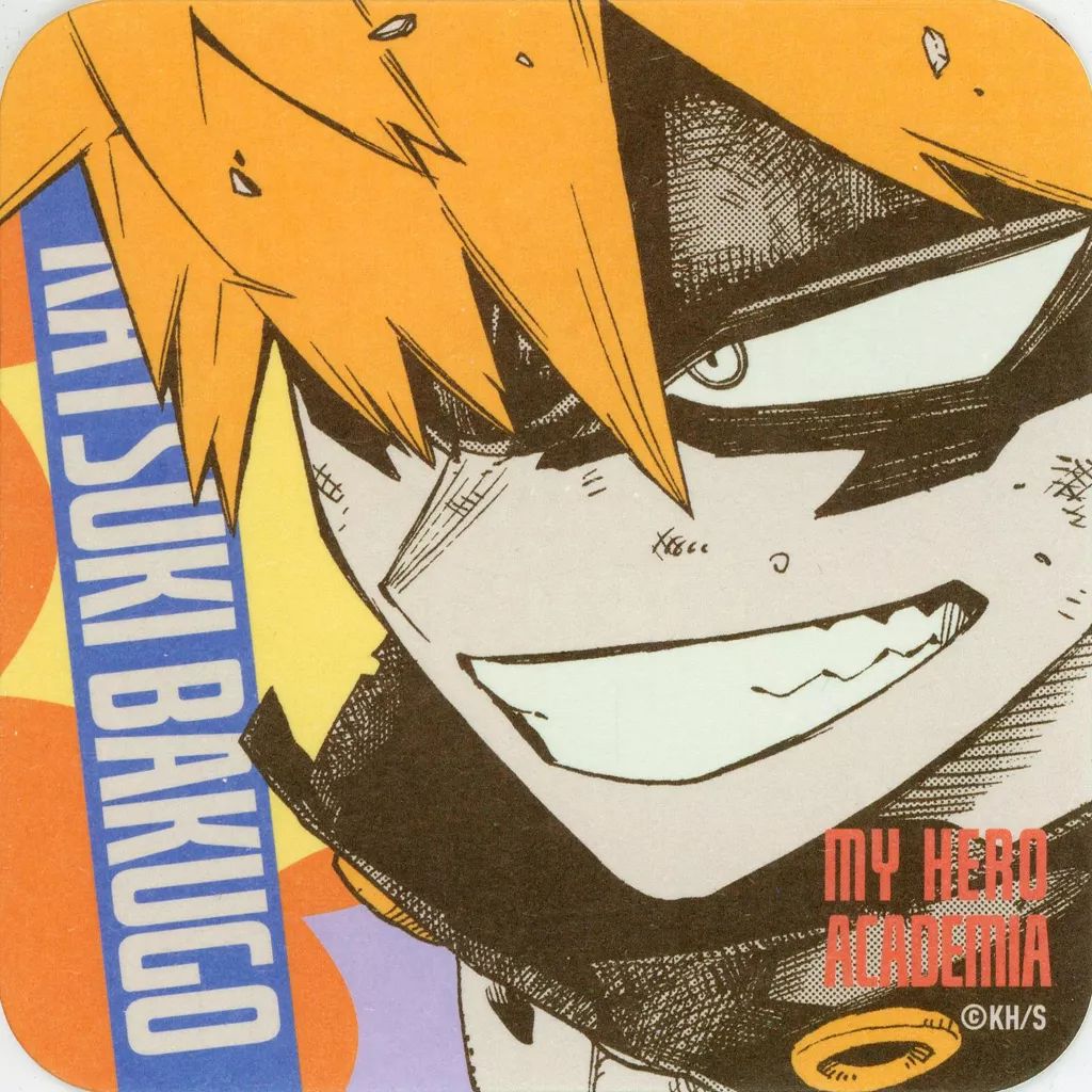 中古】コースター 爆豪勝己(作品名ロゴ小) 「堀越耕平『僕のヒーロー