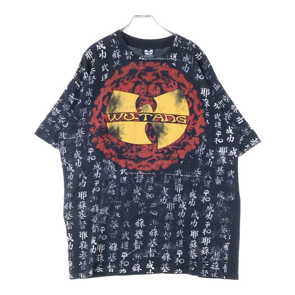 VINTAGE ヴィンテージ 00S Wu-Tang Clan Kanji T-Shirt ウータン クラン 漢字 半袖Tシャツ ブラック