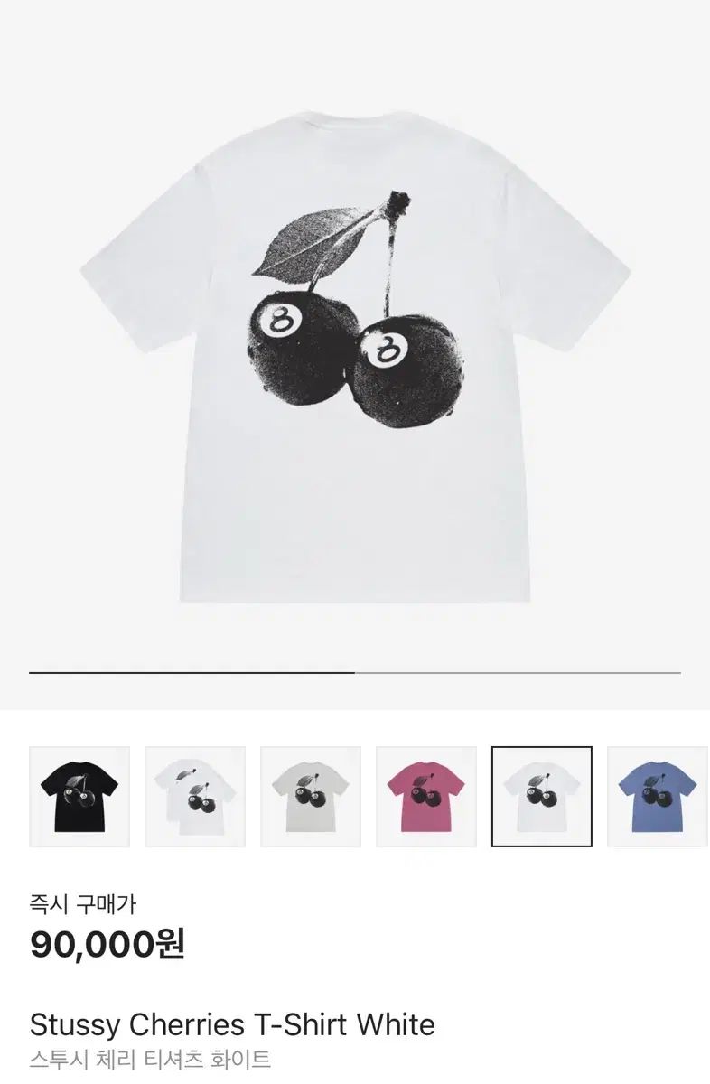 STUSSY ステューシー チェリー 半袖T s