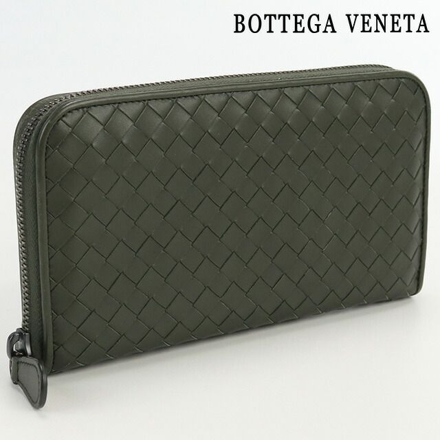 ボッテガヴェネタ BOTTEGA VENETA 長財布ラウンドファスナー メンズ
