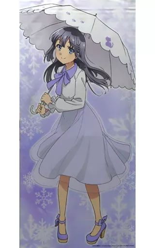 青春ブタ野郎はスノーデイズの夢を見ない　等身大タペストリー 牧之原翔子(中学生 青春ブタ野郎はスノーデイズの夢を見ない 等身大タペストリー
