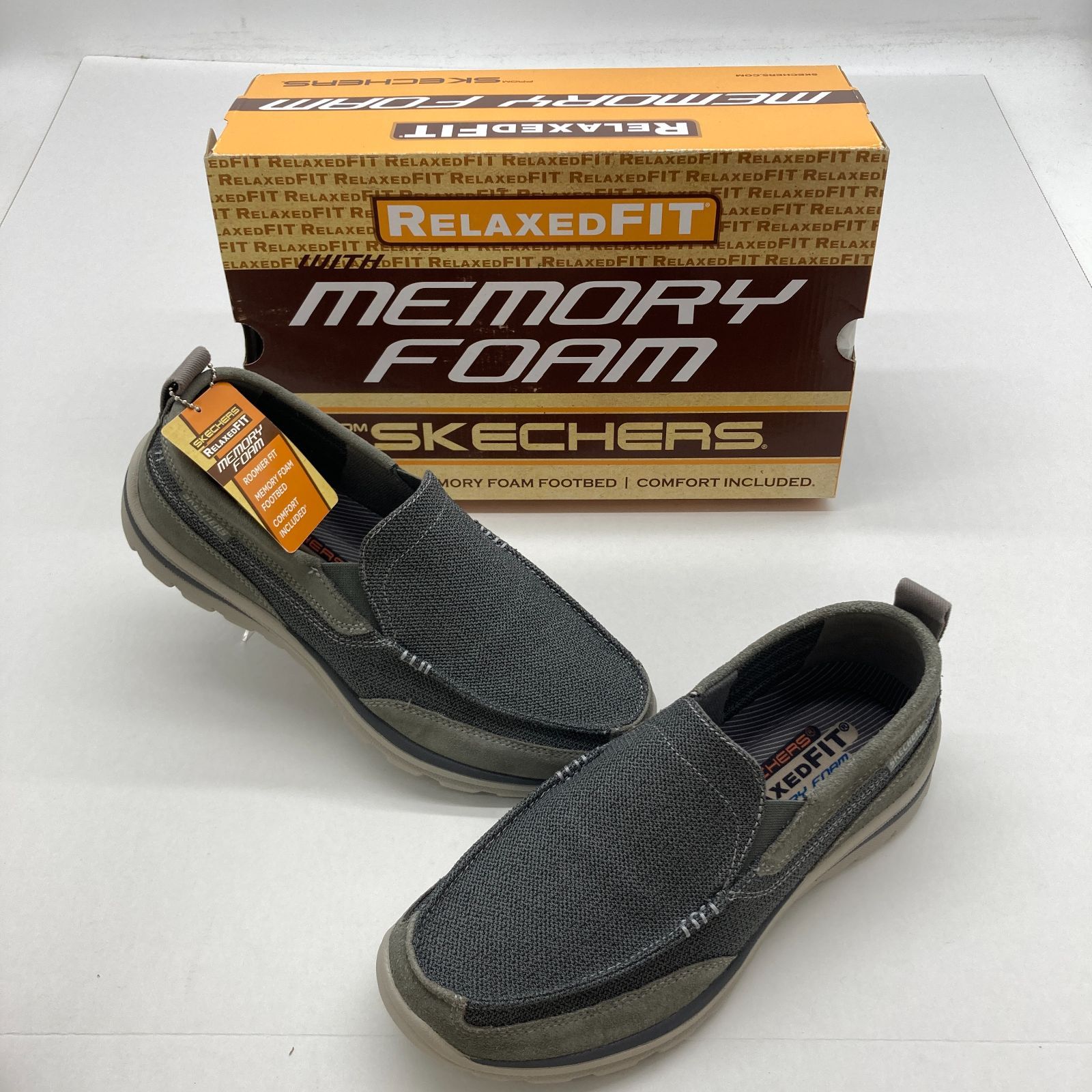 04m2234∞ SKECHERS スケッチャーズ RELAXED FIT MEMORY FOAM リラックスド フィット メモリーフォーム ...
