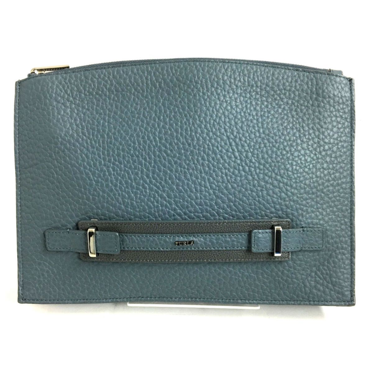 極美品▽FURLA フルラ 976622 ジョーヴェ シルバーロゴ金具付き 