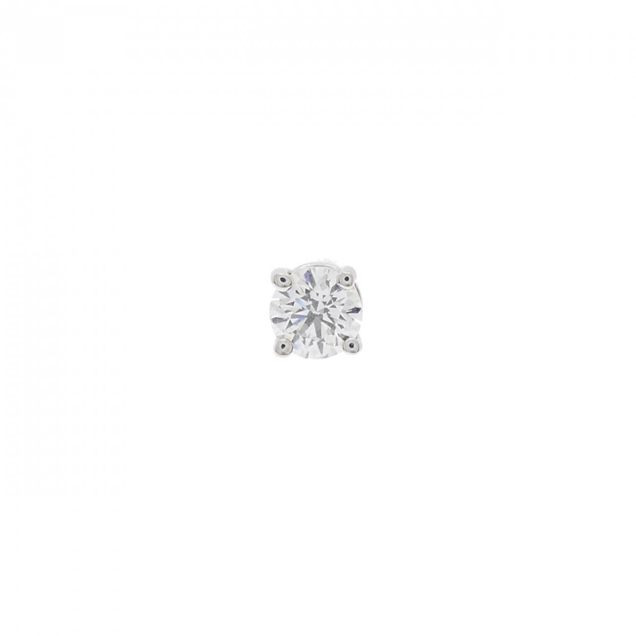 ティファニー ソリティア ピアス 0.25CT H VS1 EXT 片耳