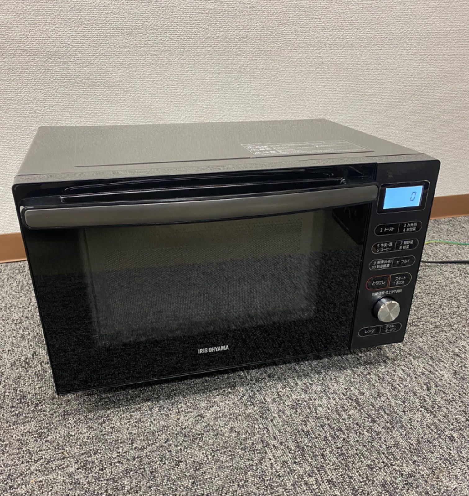 2021年製造IRIS OHYAMA オーブンレンジ MO-F1805-B アイリスオーヤマ オーブンレンジ MO-F1805 をレビュー