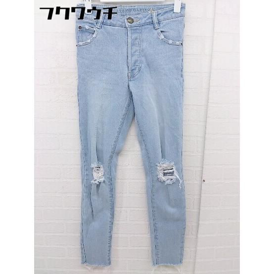 ◇ ALEXIA STAM アリシアスタン ダメージ カットオフ ジーンズ デニム  