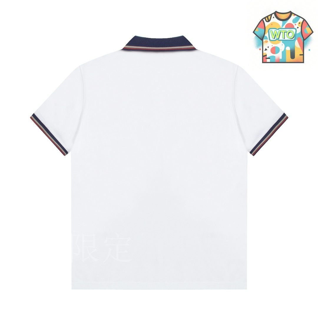 『Sato』PRADA ストライプ ポロシャツ 46 Prada ストライプ シャツ | ホワイト | FARFETCH JP