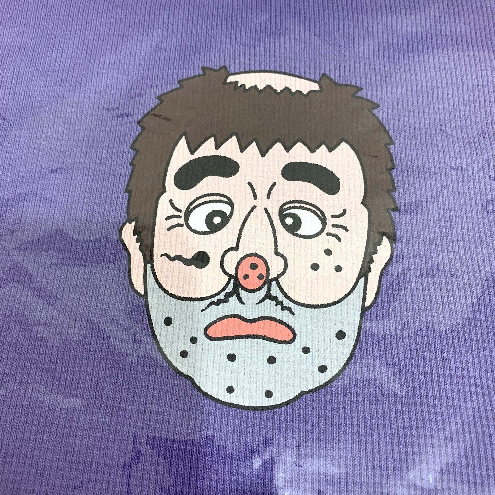 ◇833【新品】志村けんの変なおじさん 腹巻き はらまき 紫 パープル