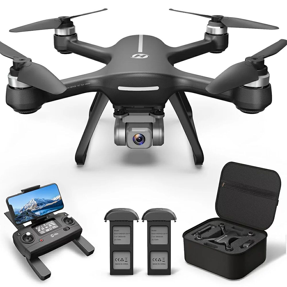 コストコ商品!Holy Stone ドローン 4Kカメラ付き GPS搭載 HS700E ct45165
