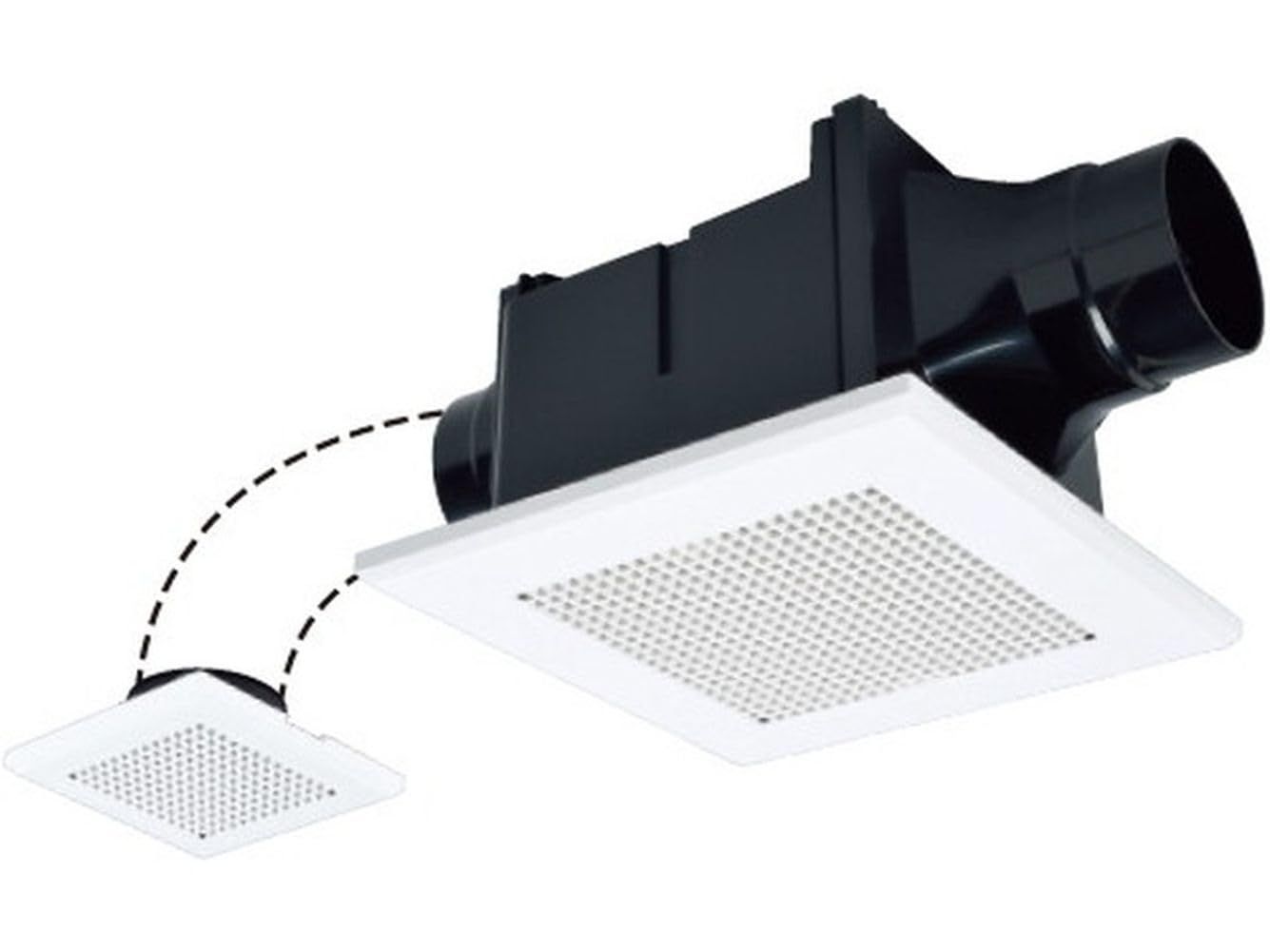 三菱電機 MITSUBISHI ELECTRIC 天井埋込形換気扇 2部屋用低騒音形 VD-10ZFC14