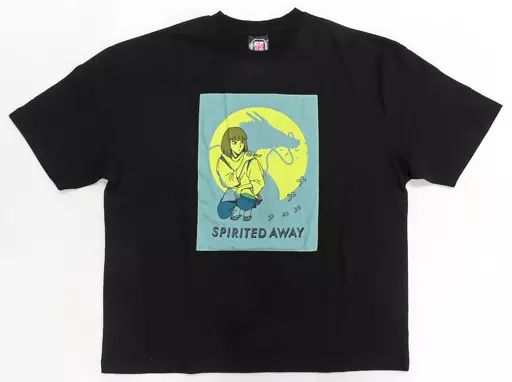 衣類　ハク(ナガミネショウコ) Tシャツ ブラック 「千と千尋の神隠し」 スタジオジブリ×HOT TOPIC アパレルコレクション HARAJUKU COLLECTIVEグッズ 中古】衣類 ハク(ナガミネショウコ) Tシャツ ブラック 「千と