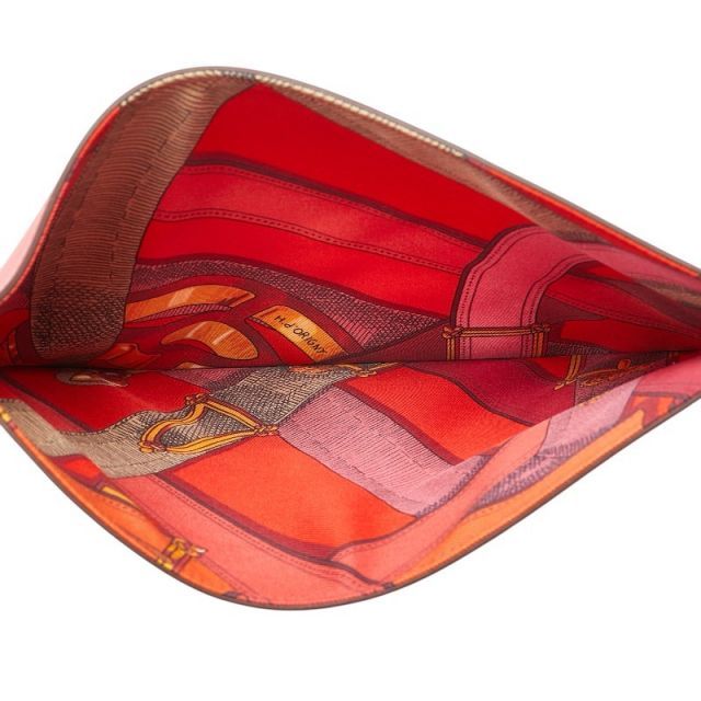 中古 Aランク エルメス プティアッシュ シルクイン ハート クラッチ  