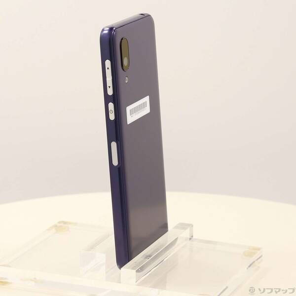 中古品〕 BASIO active 64GB ネイビー SHG09 au SIMフリー【368