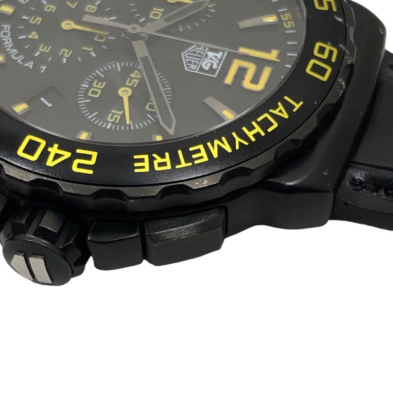 タグ・ホイヤー TAG HEUER フォーミュラ１クロノグラフ フルブラック CAU111E ブラック文字盤 SS クオーツ メンズ 腕時計 -  メルカリ