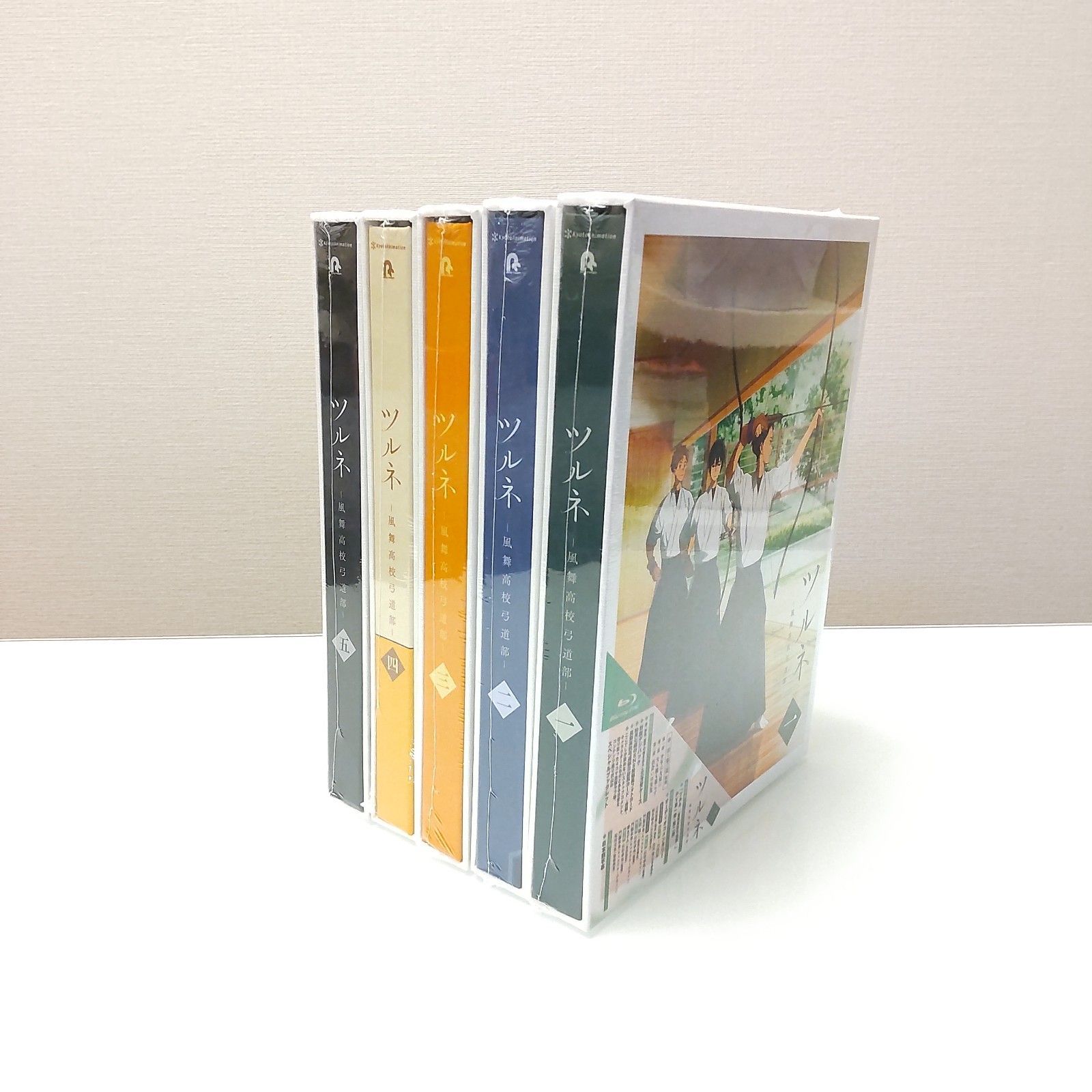 ツルネ 風舞高校弓道部 初回 全5巻セット Blu-rayセット(第2巻のみ ツルネ 風舞高校弓道部 初回 全5巻セット Blu-rayセット(第2巻のみ