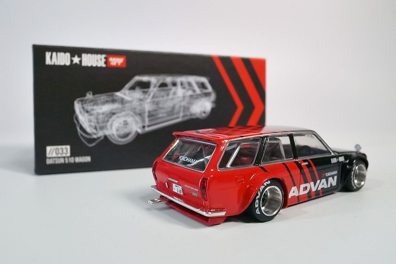 KAIDO HOUSE ミニGT DATSUN 510 WAGON ADVAN ダットサン 510 ワゴン