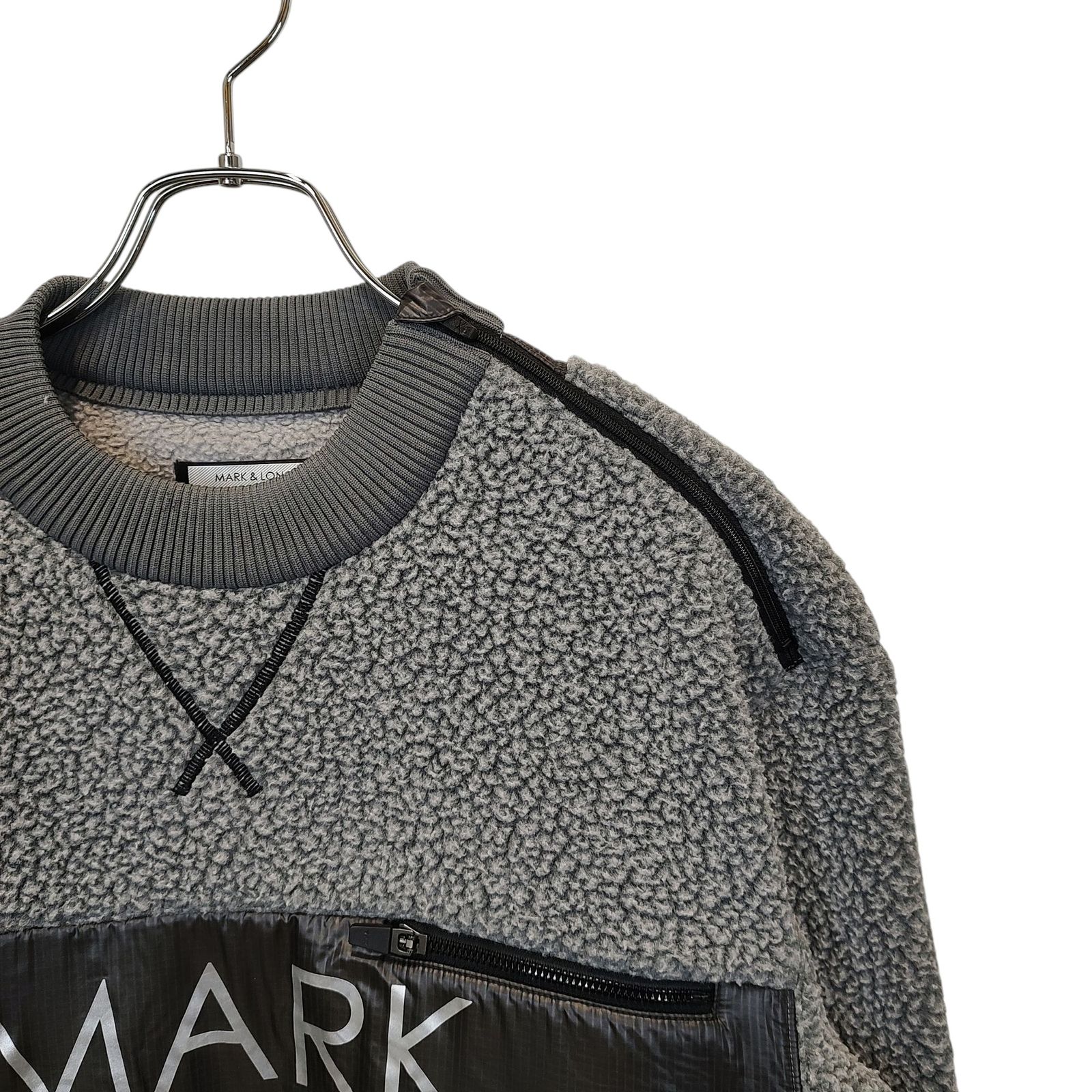 【美品】マークアンドロナ MARK&LONA ブルゾン ジャケット グレー 48 マークアンドロナ/ジャケット/グレー×黒/サイズ：48の買取実績