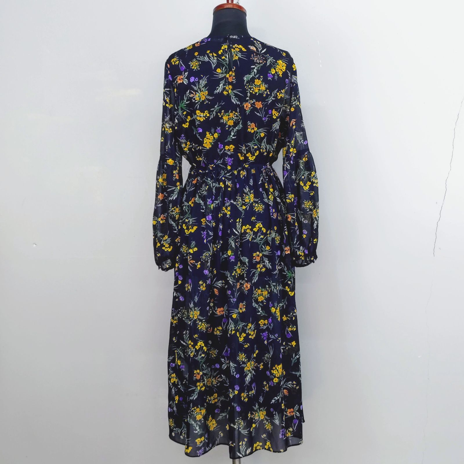 DAMA collection ワンピース ダークブルー size7AR 美品】 DAMA collection ダーマコレクション 7AR サイズ ロング