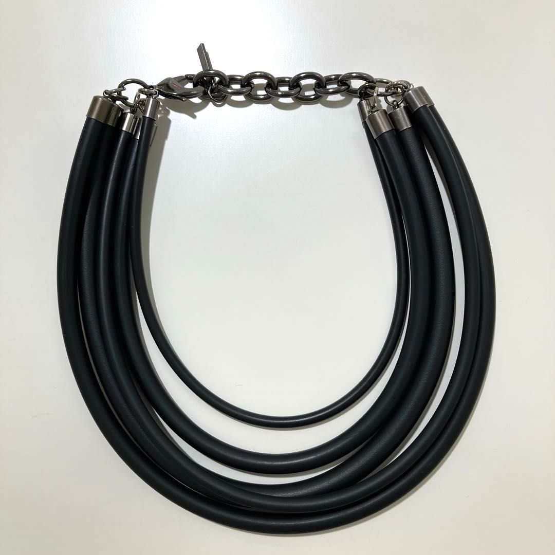 JUNYA WATANABE ジュンヤワタナベ ネックレス 黒 2000424S0104 JUNYA WATANABE COMME des GARCONS / ジュンヤワタナベ | 2019SS