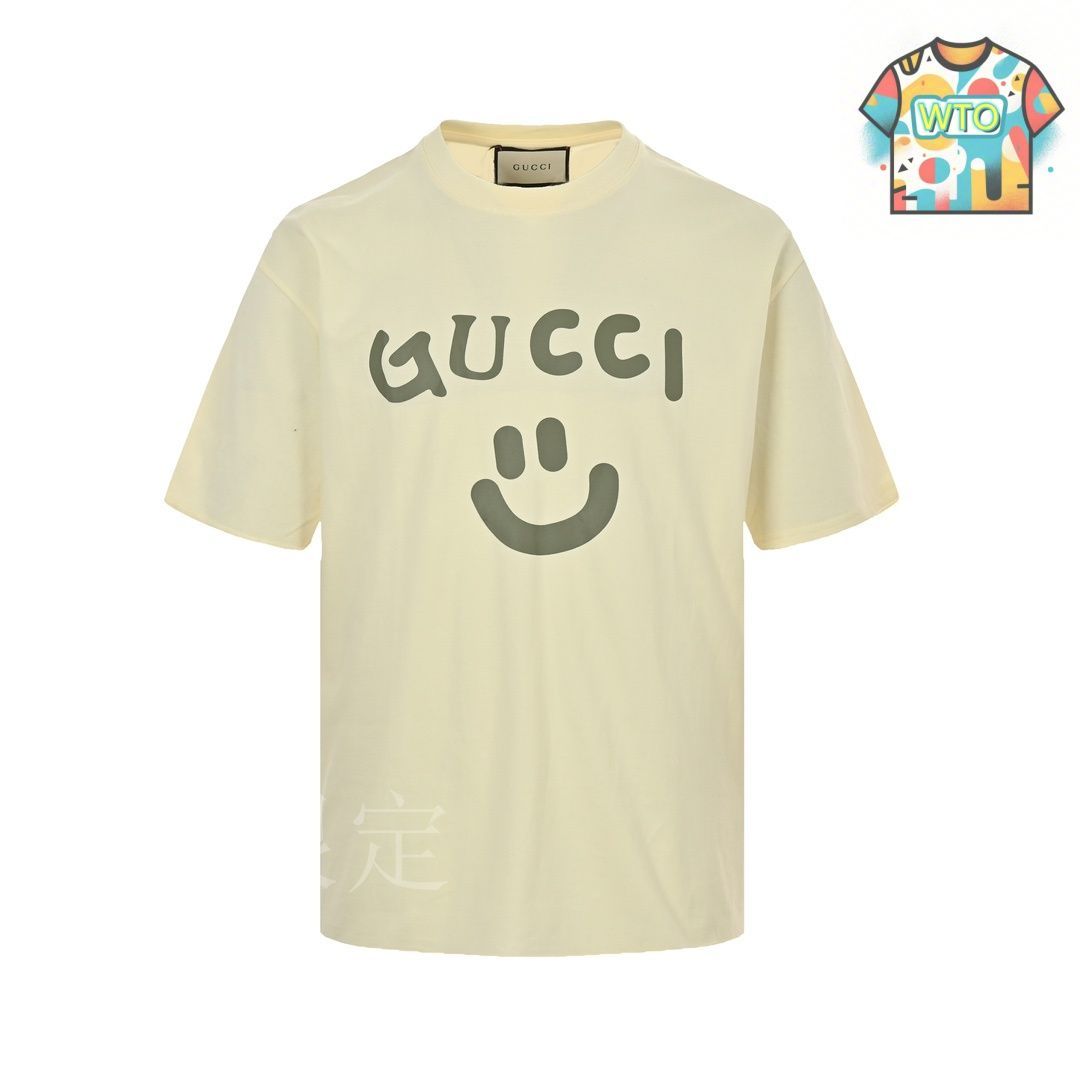 今日特価】Gucci グッチ 22ss スマイリープリント半袖 T シャツ