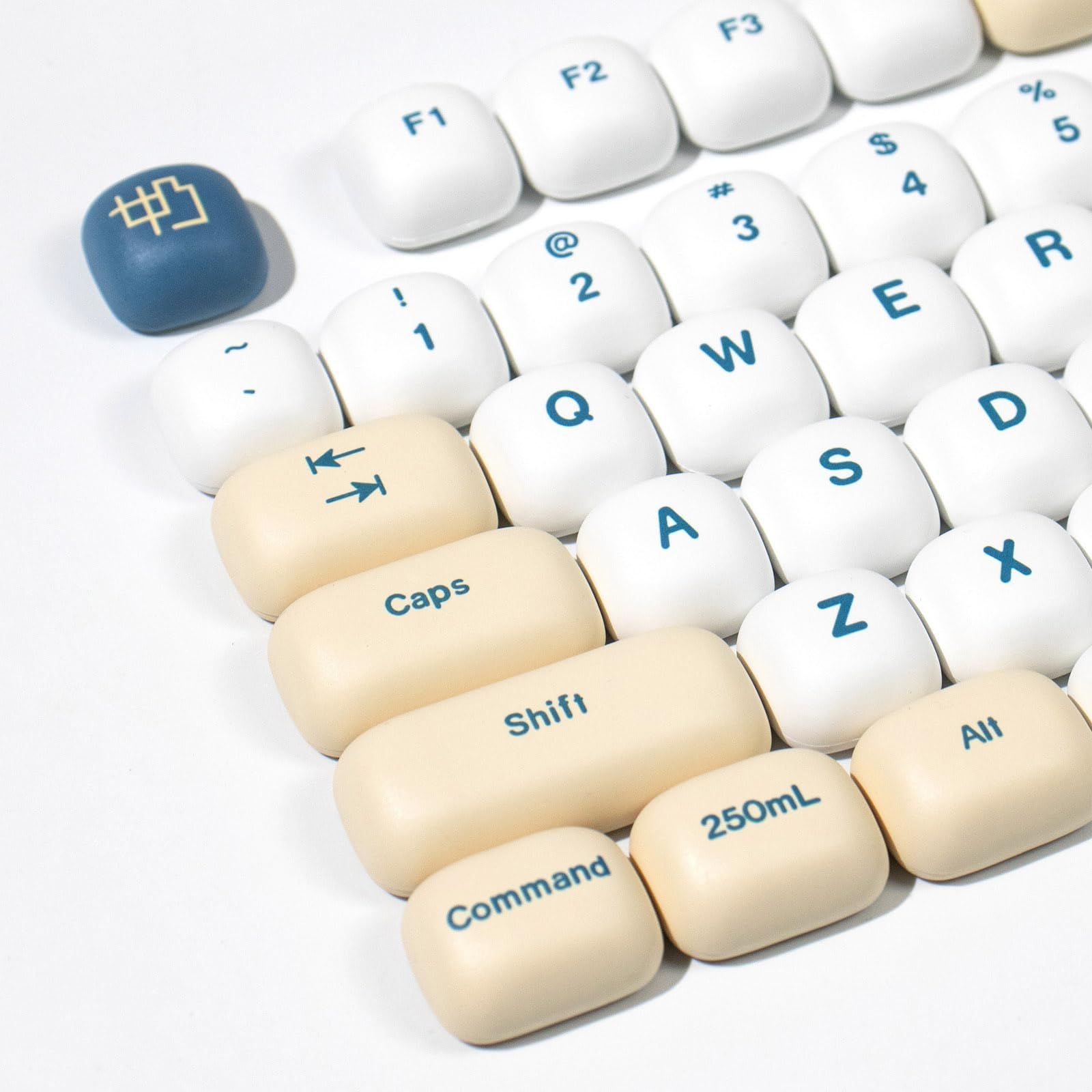 142キー シャーク PBTキーキャップセット チェリープロファイル 昇華カスタムキーキャップ メカニカルキーボード用 | PBT キーキャップ 60% - ブラック 142キー キーキャップ