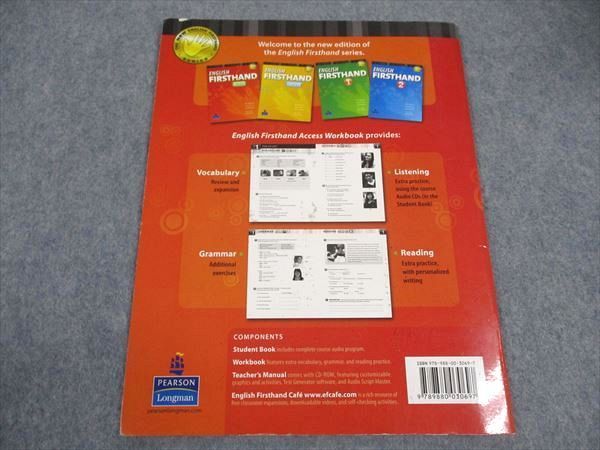 WS04-110 PEARSON Longman ENGLISH FIRSTHAND ACCESS Workbook 2010 04s4D - メルカリ