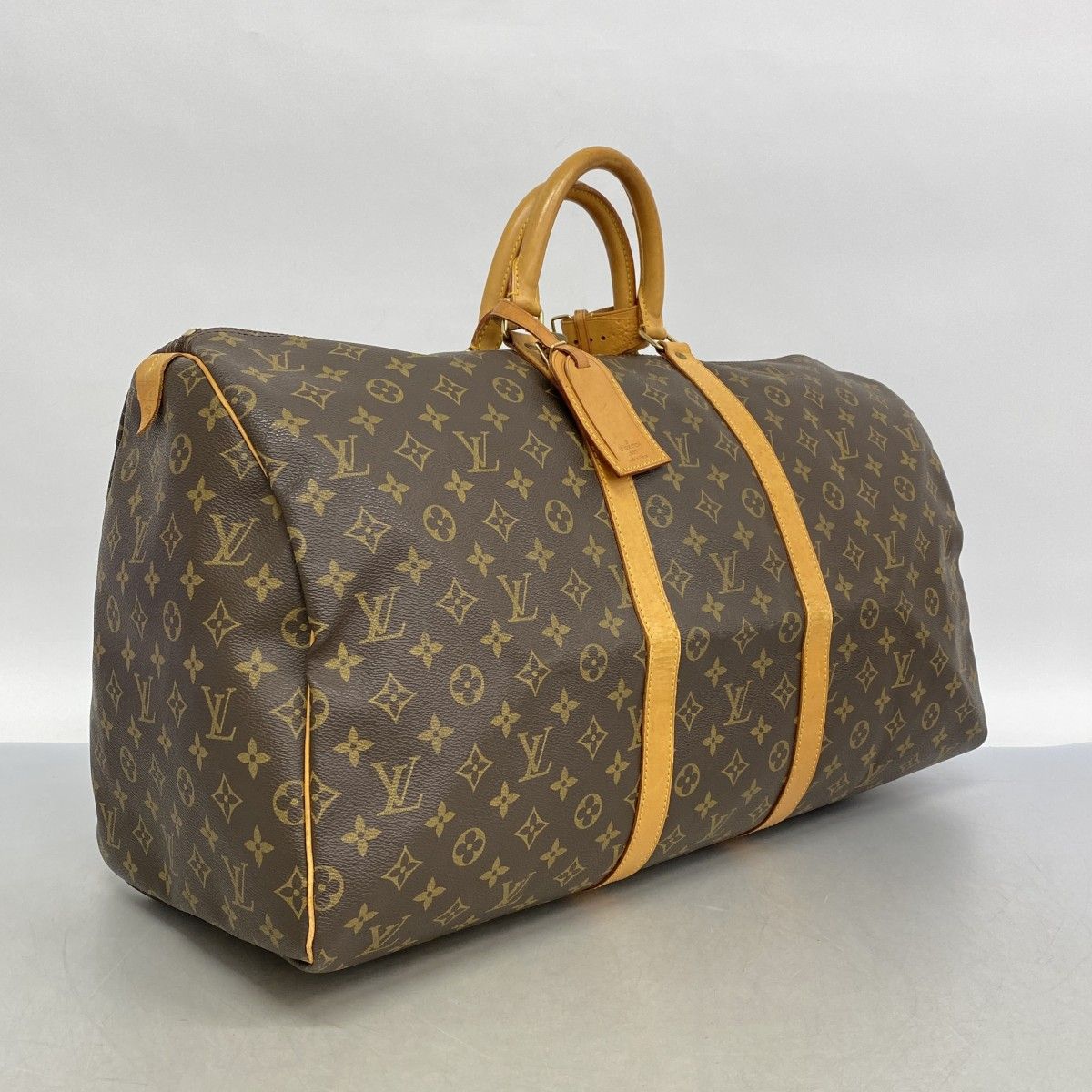 5mc3569 ルイヴィトン ボストンバッグ モノグラム キーポル55 M41424 ブラウン メンズ レディース ユニセックス