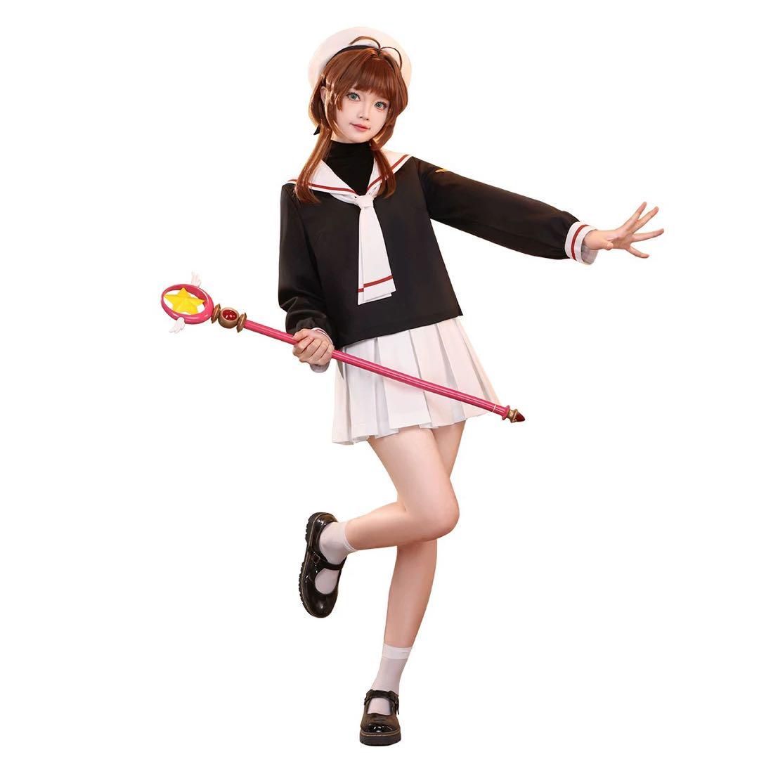 三分妄想 カードキャプターさくら 木之本さくら 冬季制服 コスプレ衣装