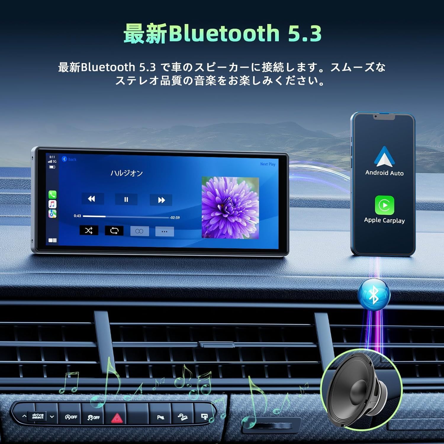 FM 内蔵スピーカー