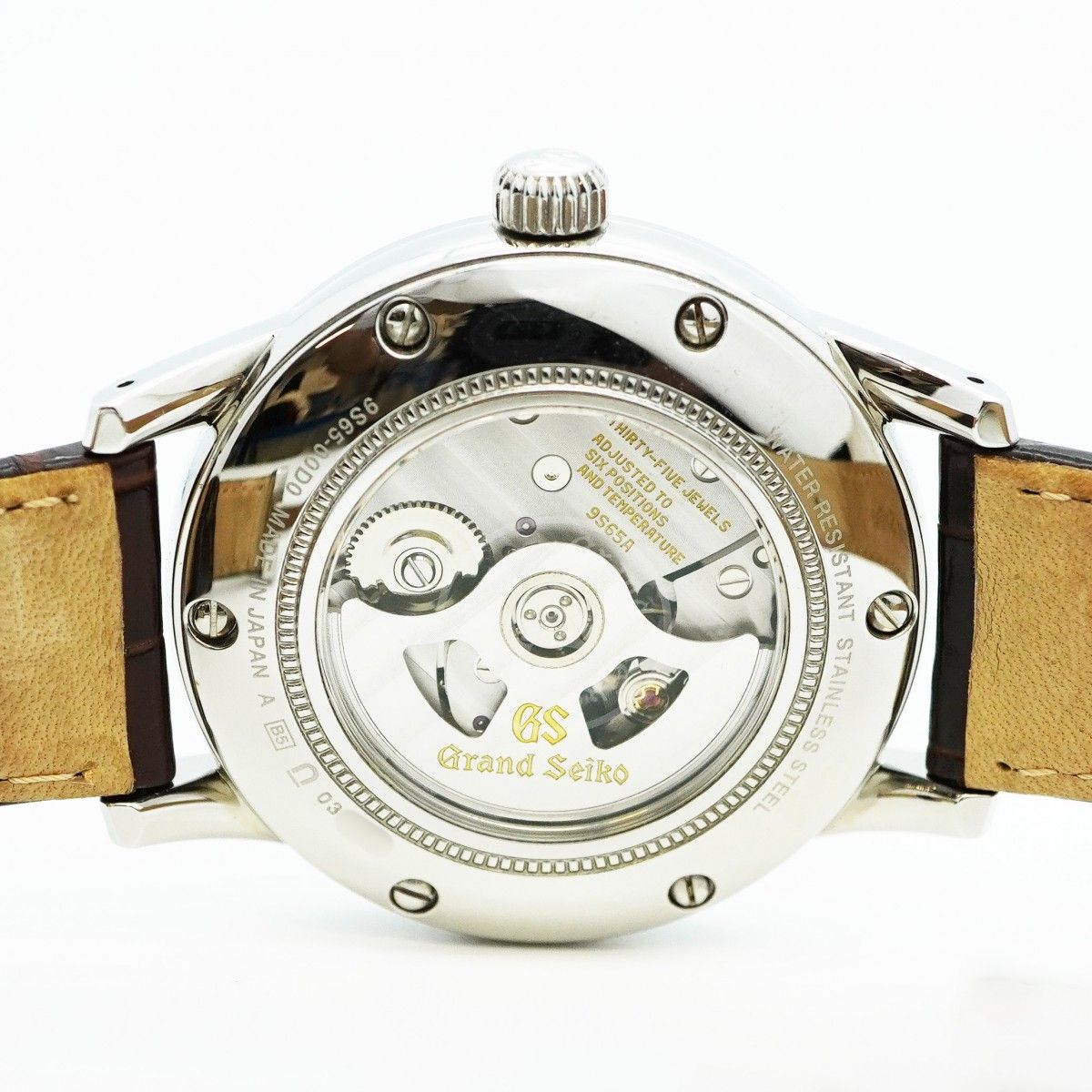 5wwd0044】セイコー グランドセイコー 9S65-00D0 アイボリー文字盤  
