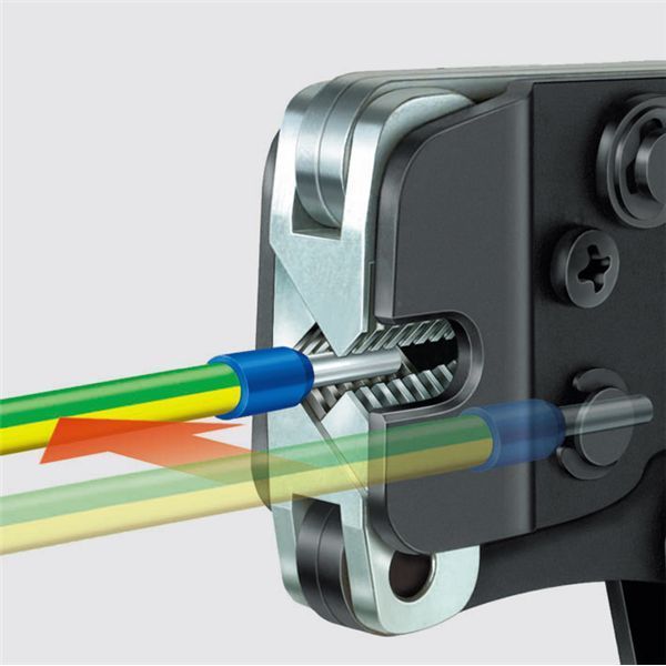 KNIPEX クニペックス ワイヤーエンドスリーブ圧着ペンチ コンフォート 全長190mm 9753-08