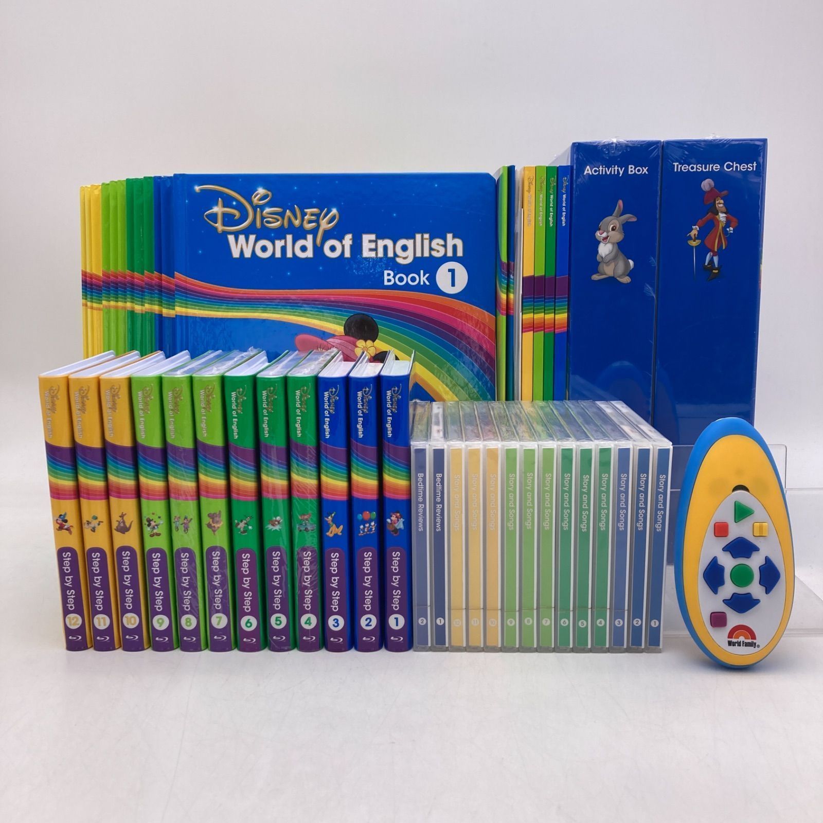 2021年 メインプログラムセット ブルーレイ 絵本 CD ディズニー英語システム DWE Disney ワールドファミリー 1100721