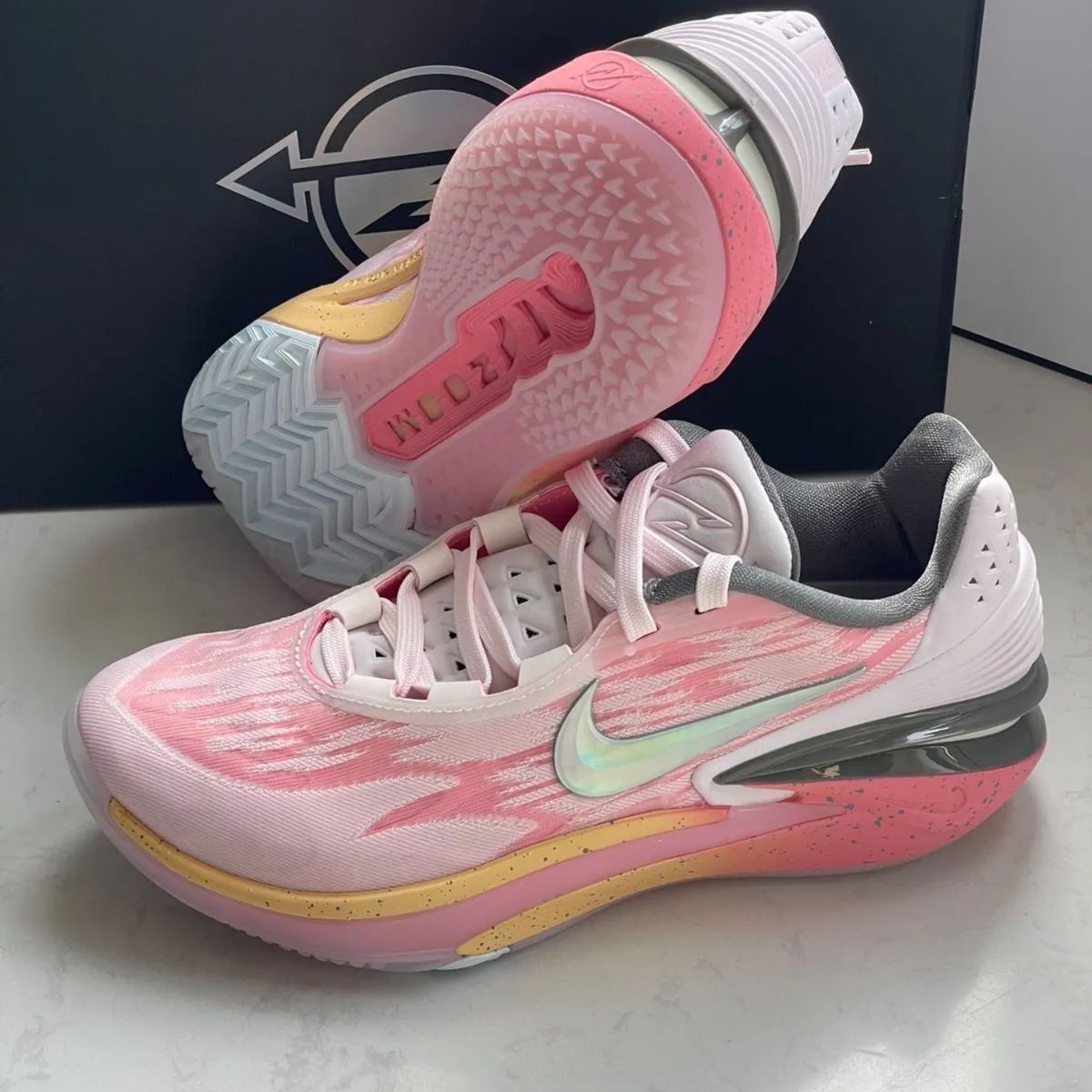 Nike Air Zoom G.T. Cut 2 Pink/White ナイキ エアズームG.T.カット2 ピンク メンズ スニーカー - メルカリ