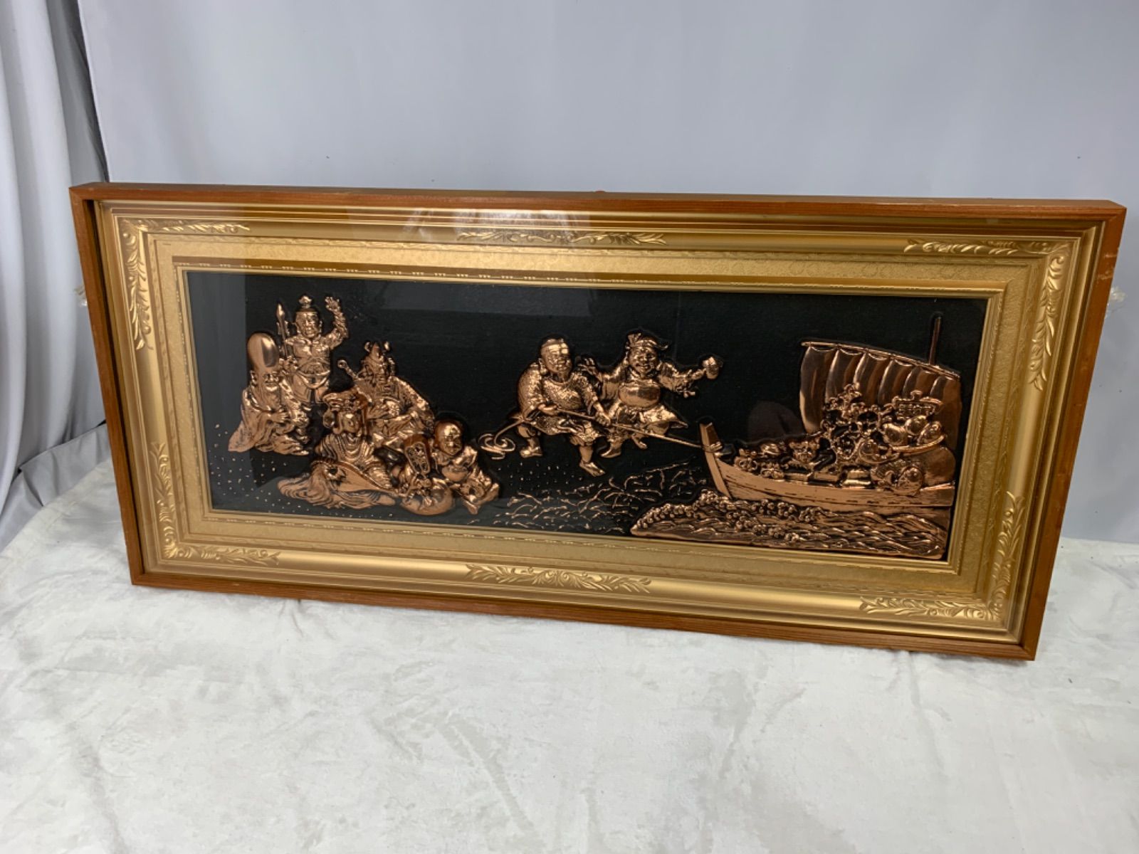 【3/18まで】松庵　黄金七福神　純金純銀鍍金　運気上昇　24KGP 3/18まで】松庵 黄金七福神 純金純銀鍍金 運気上昇 24KGP 3/18