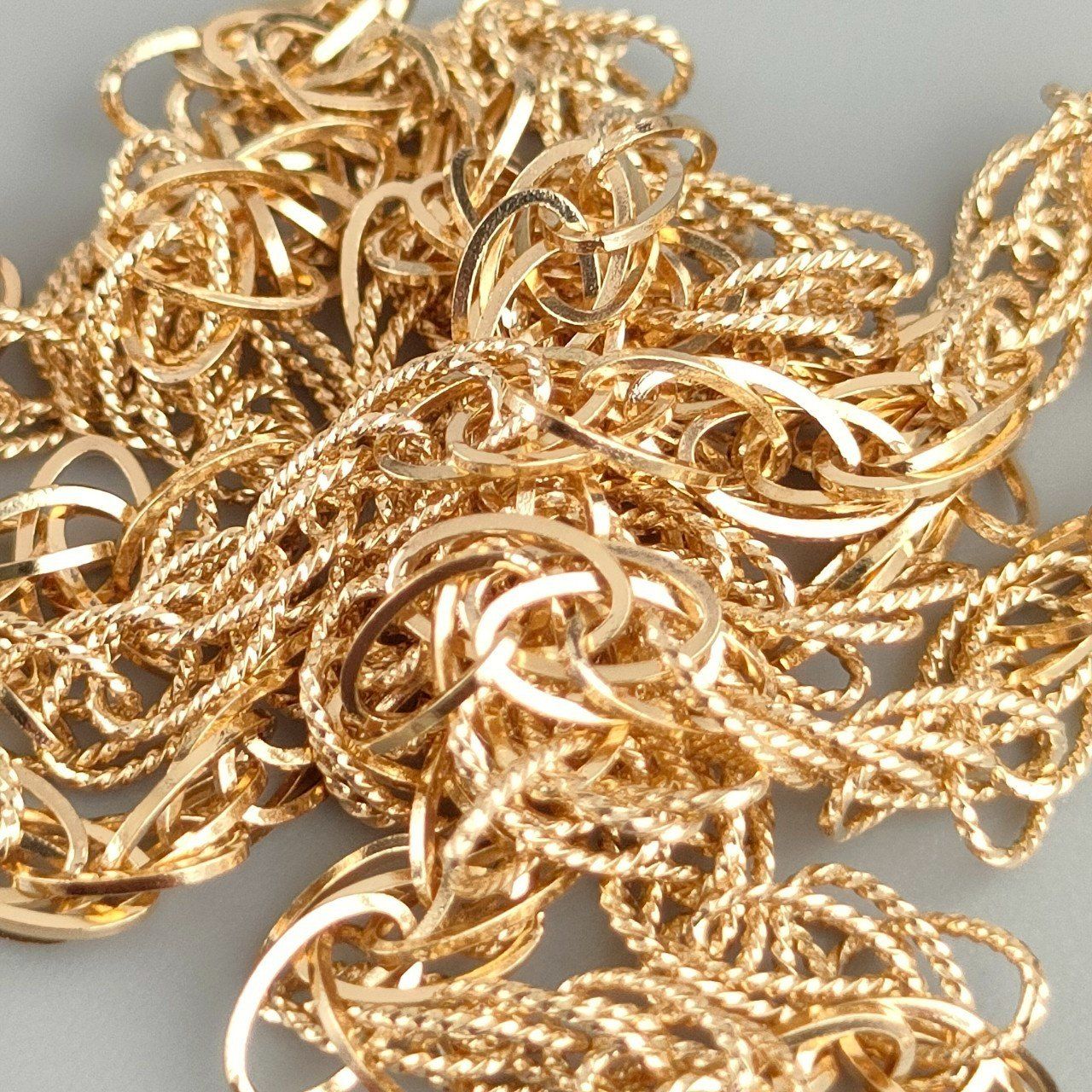 18金 K18 男女兼用 ジュエリーマキ デザインネックレス 7.89g 41