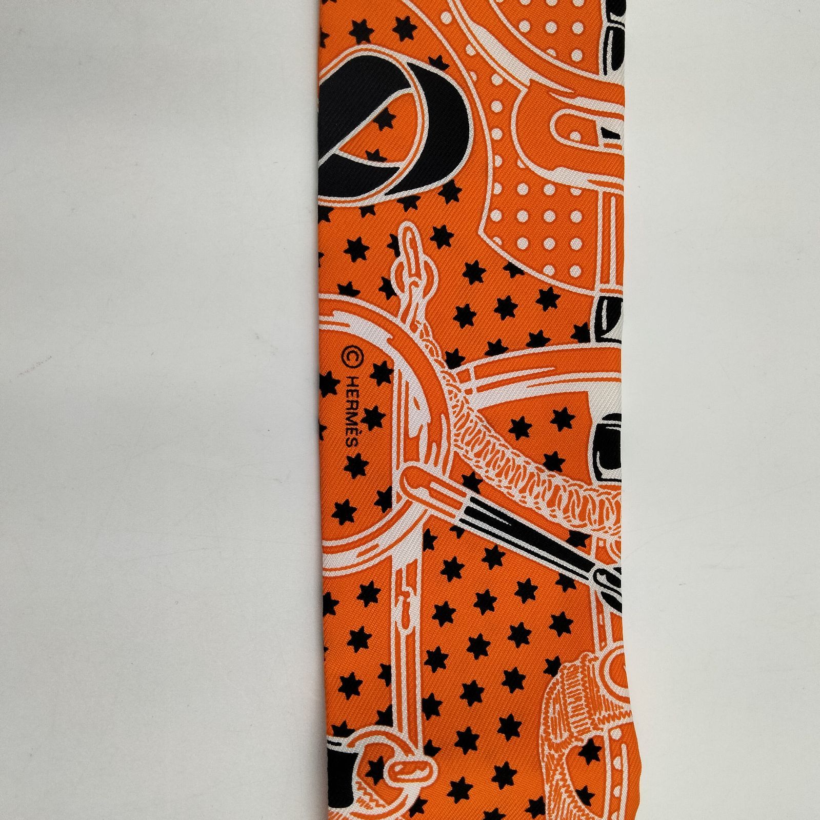 ✨HERMES✨エルメス ツイリー スカーフ エプロンドール オレンジ 