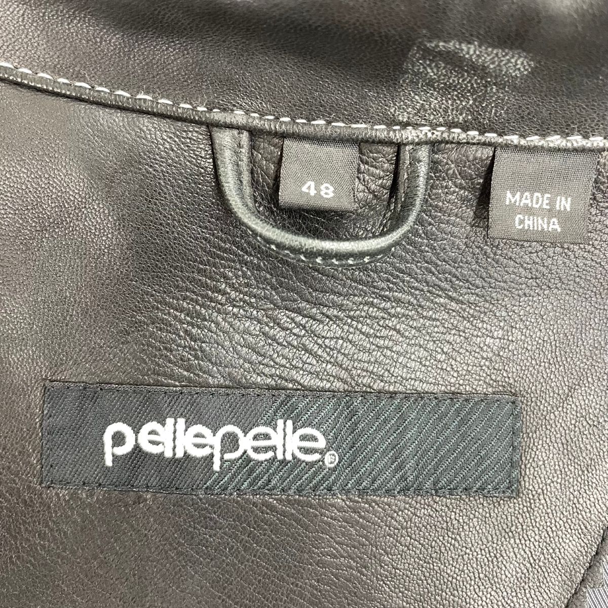 良好 pelle pelle ペレペレ×キャデラック レザージャケット 48 