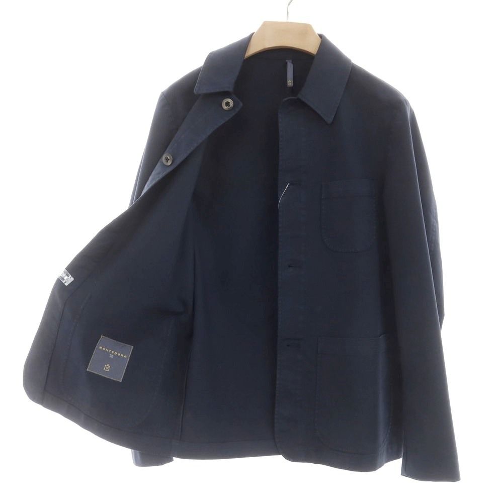 モンテドーロ ネイビー カバーオール 胸ポケット付き 中古】モンテドーロ Montedoro ストレッチ コットン