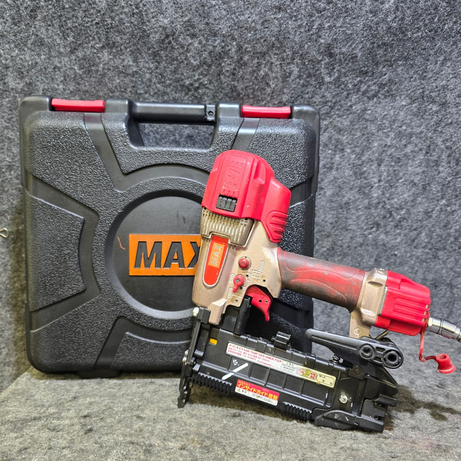 使用感あり マックス MAX 高圧フロアタッカ HA-50F1 D |4MAフロア 桶川店
