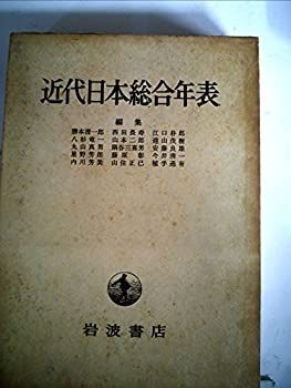 【中古】近代日本総合年表 (1968年)