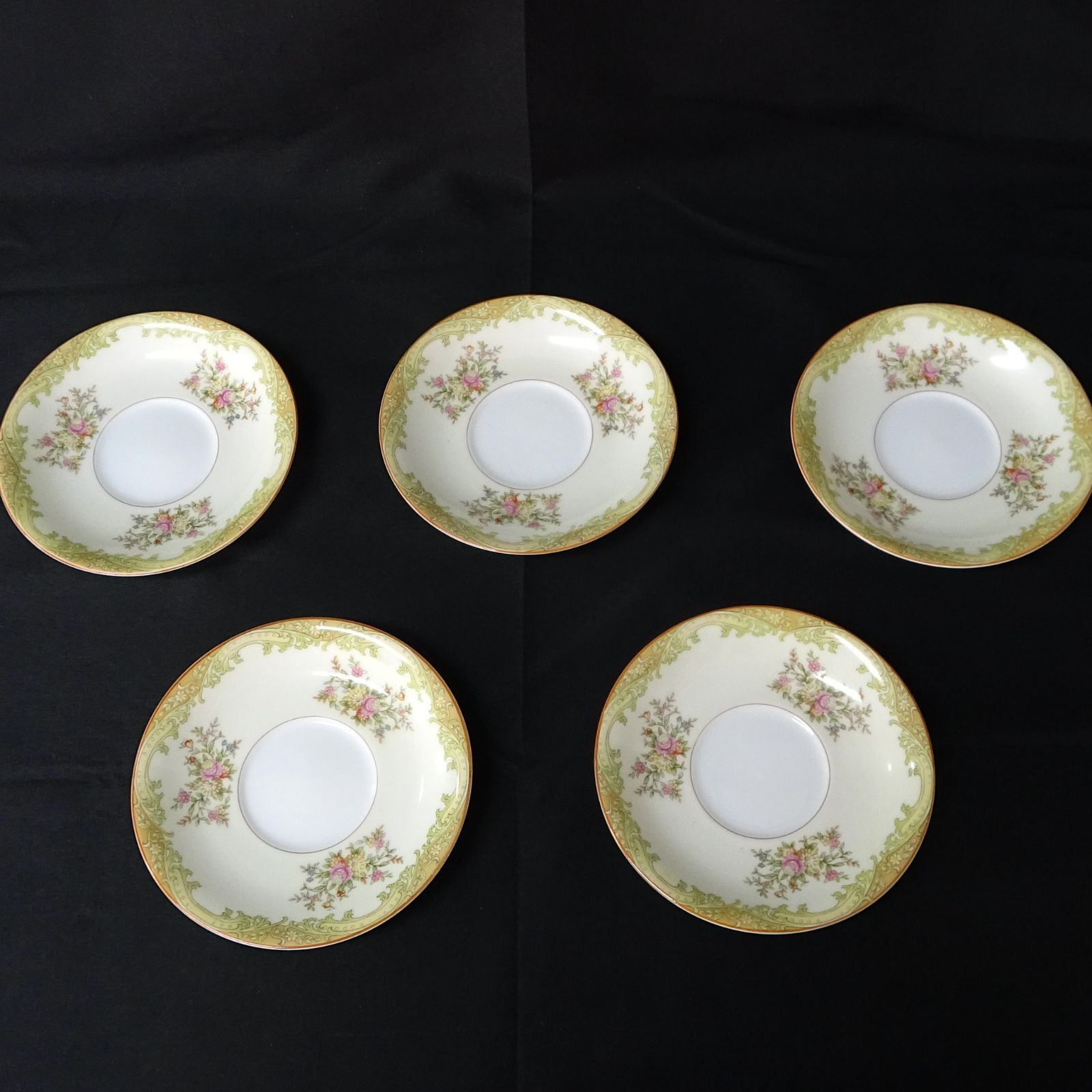 NORITAKE ノリタケ カップ・ソーサー 花柄 星印RC オールドノリタケ 5
