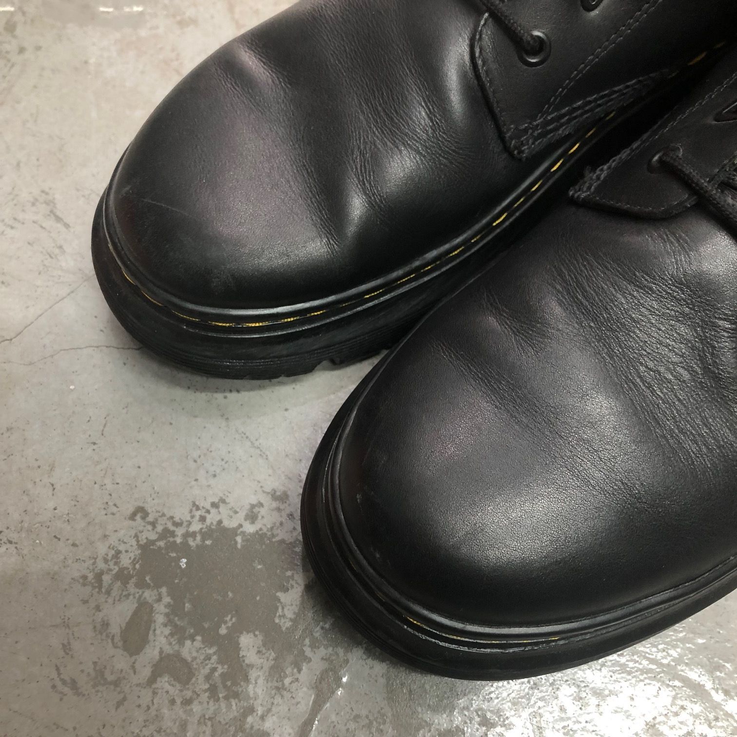 定価78100円 Yohji Yamamoto Dr.Martens TARIAN BOOTS 8ホール レザー ブーツ シューズ ヨウジヤマモト ドクターマーチン 30cm 74326A1