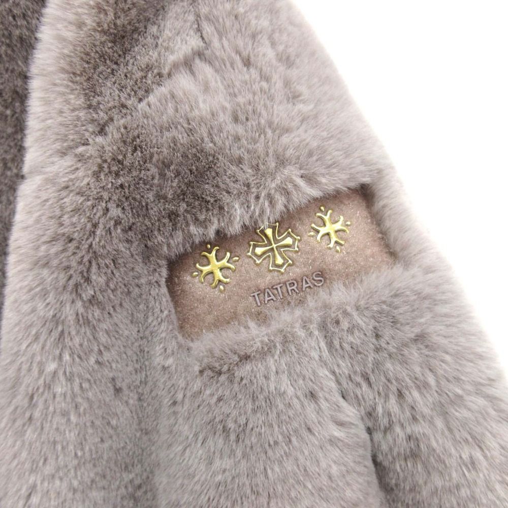 【極美品】　23AW PREIL バックロゴ　ファーブルゾン　ボアジャケット　2 未使用 23AW TATRAS タトラス EX PREIL バックロゴ ファーブルゾン