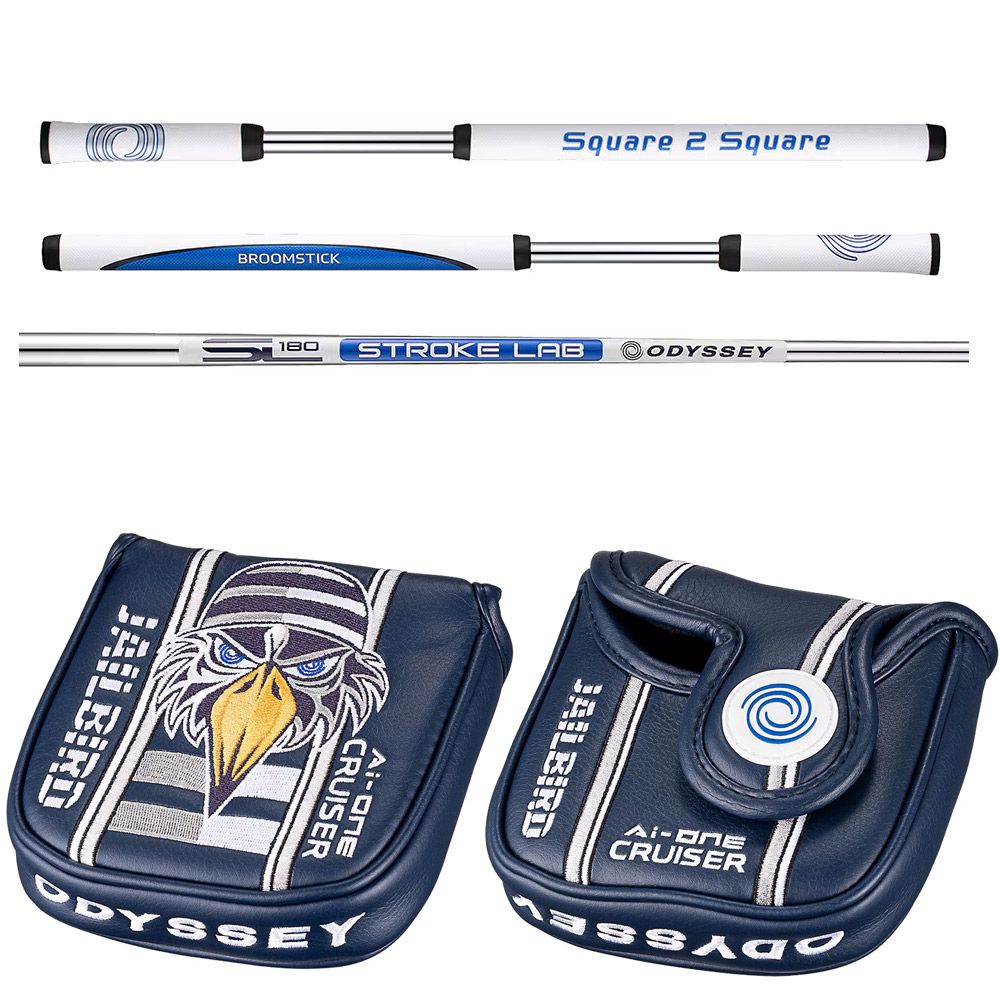 新品未使用オデッセイ Ai-ONE CRUISER BROOMSTICK 45㌅ ODYSSEY Ai-ONE Square 2 Square JAILBIRD BROOMSTICKパター 45