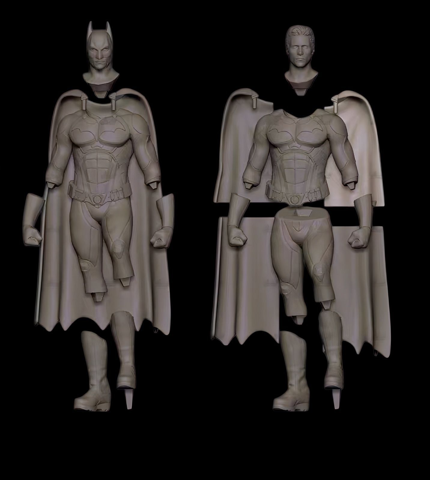 1/6 ガレージキット フィギュア バットマン 未塗装 49cm - メルカリ
