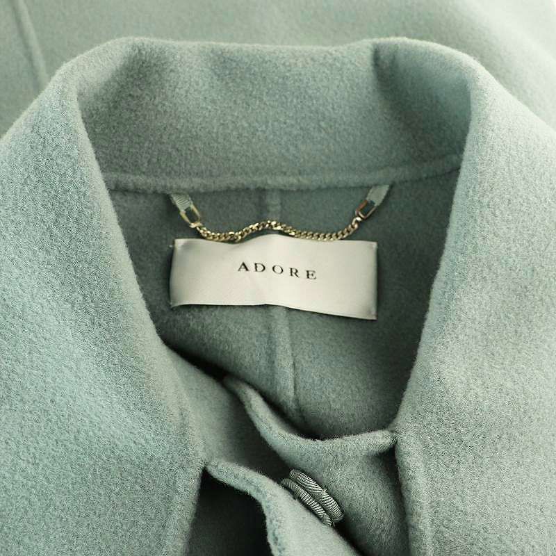 アドーア ADORE ルチアーナリバースタンドカラーコート カシミヤ混 38  