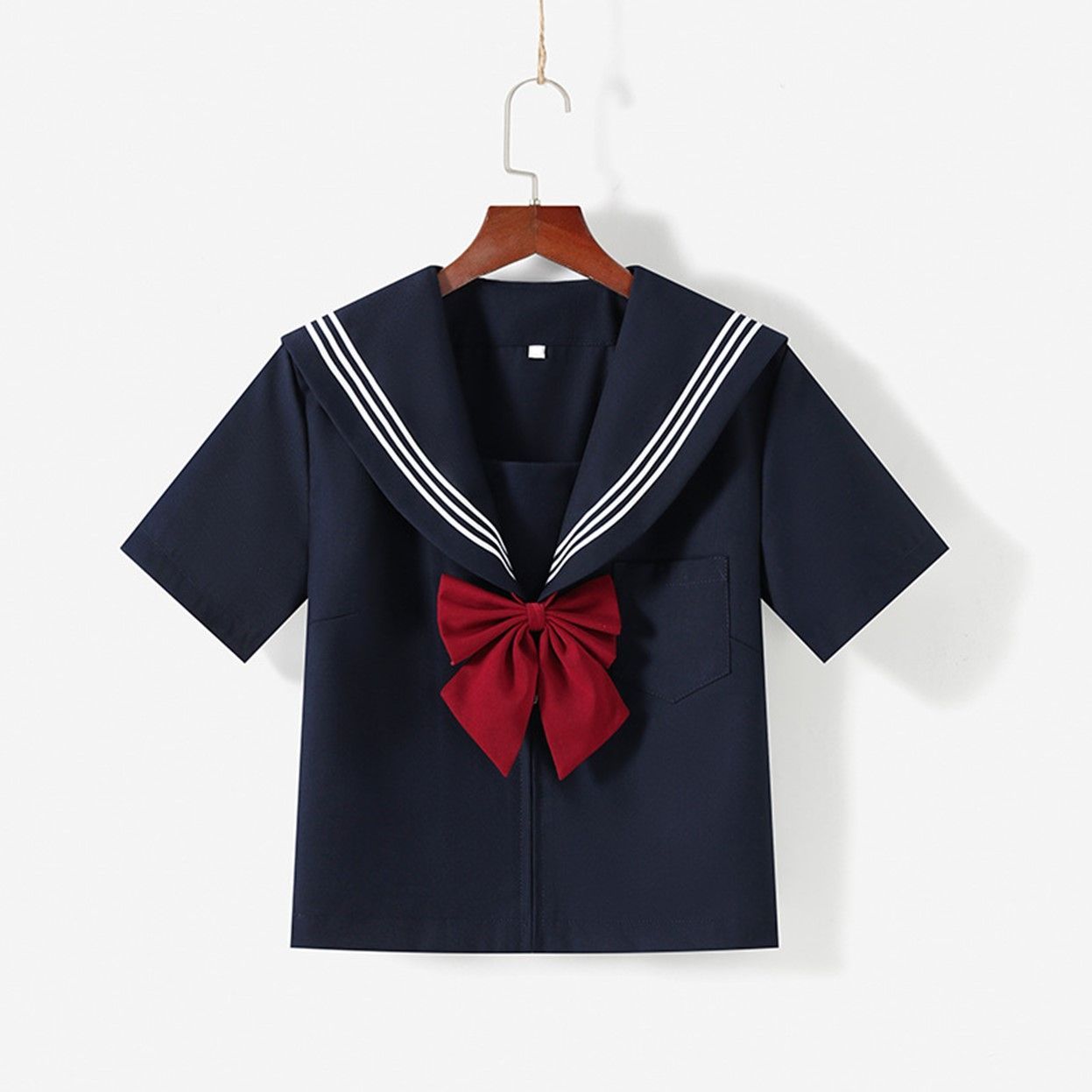 新品 M 紺】半袖セーラー服上下セット【本格的な女子高校の制服コスプレ】 503半袖M - メルカリ