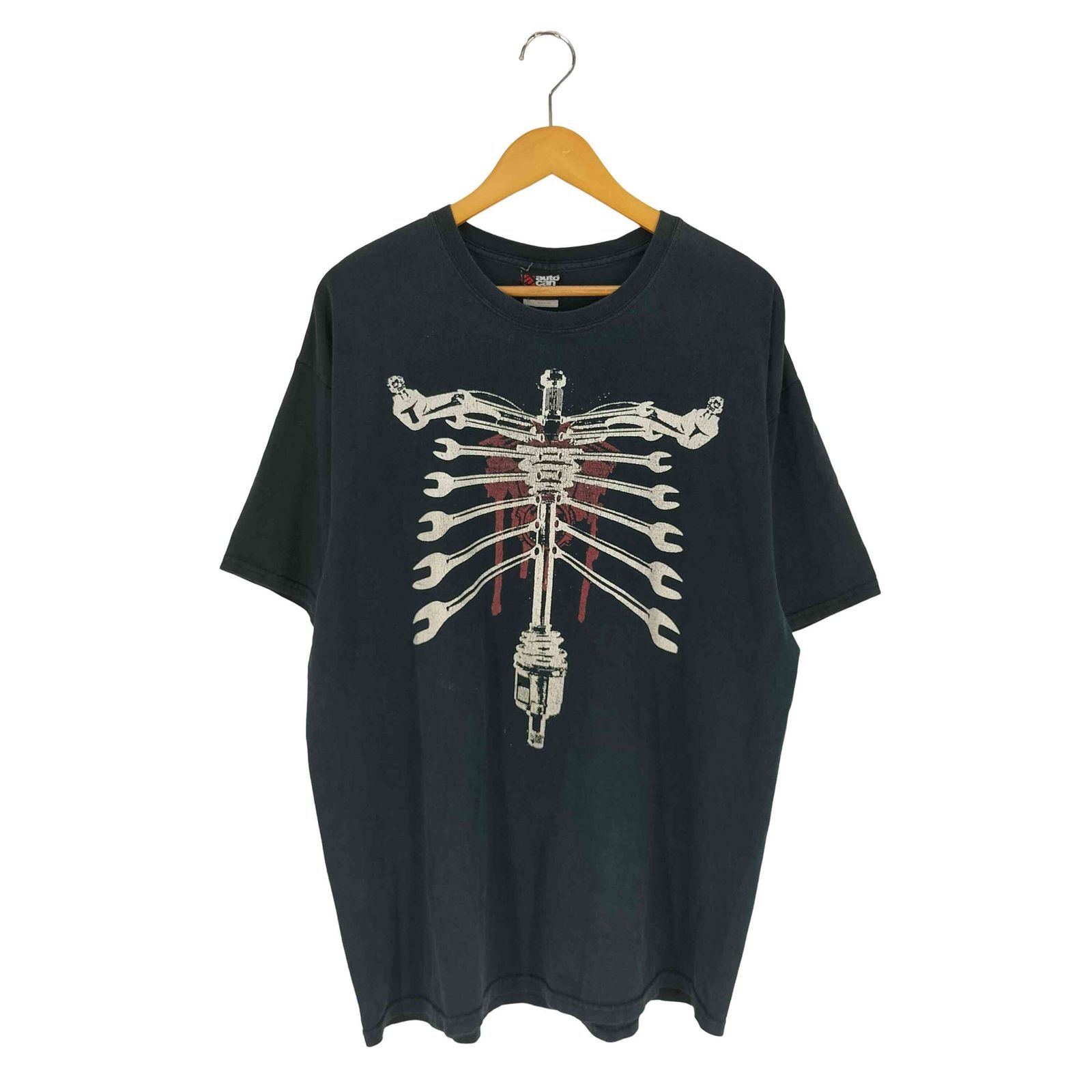 ユーズドフルギ USED古着 {{auto can non}} フロントプリントTシャツ メンズ import：XL 