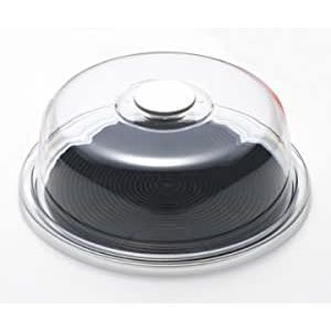 まとめ買い 曙産業 MT-1191 クリアラブリーハット 丸ケーキ大 ブラック ×3